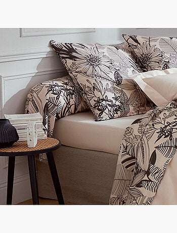 Taie de traversin percale de coton ALBA