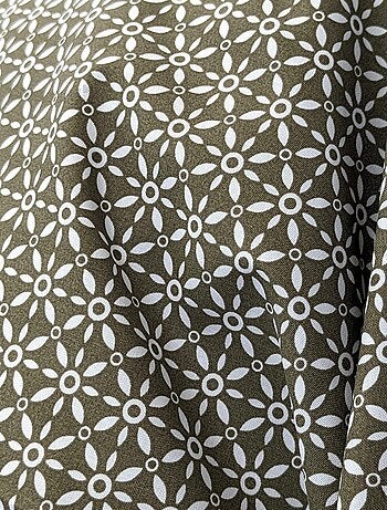 Taie de traversin percale de coton GABIN ÉPICE