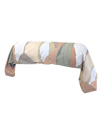 Taie de traversin percale de coton LAND CRAIE