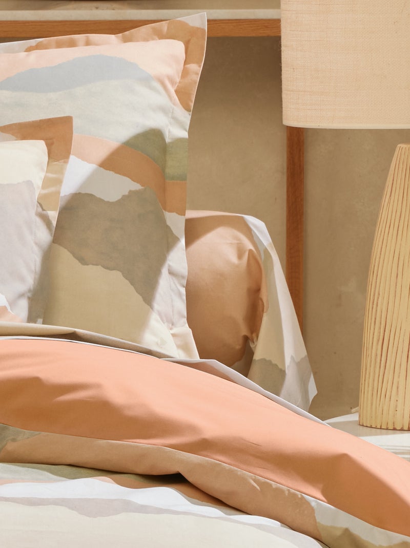 Taie de traversin percale de coton LAND CRAIE Multicolore - Kiabi
