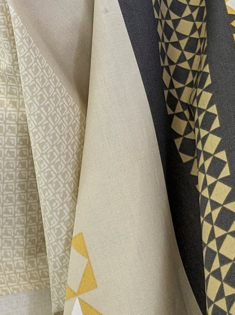 Taie de traversin percale de coton MARLOW Jaune moutarde - Kiabi