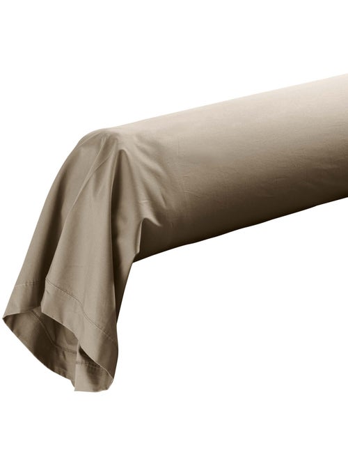 Taie de traversin percale de coton ORIGINE - Kiabi