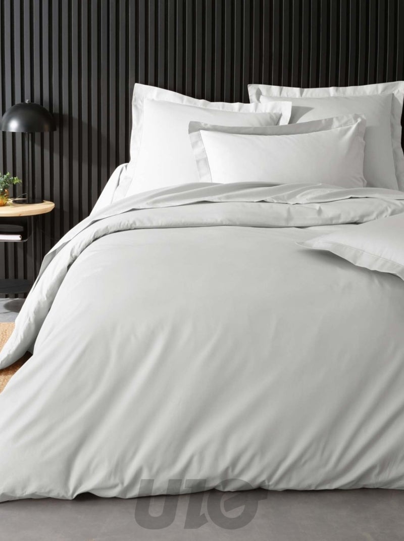 Taie de traversin percale de coton ORIGINE Blanc - Kiabi