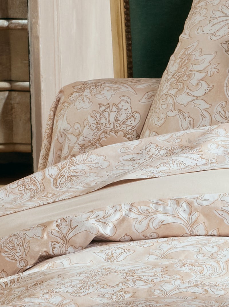 Taie de traversin percale de coton PALAZZO Beige - Kiabi