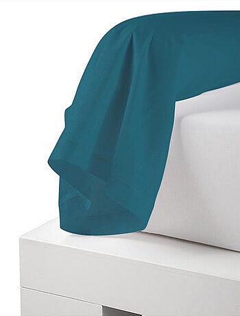 Taie de traversin percale de coton piquée unie