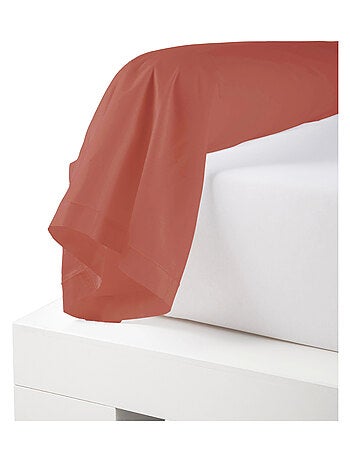 Taie de traversin percale de coton piquée unie