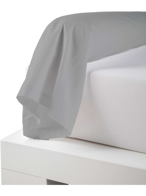 Taie de traversin percale de coton piquée unie - Kiabi