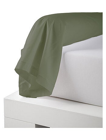 Taie de traversin percale de coton piquée unie