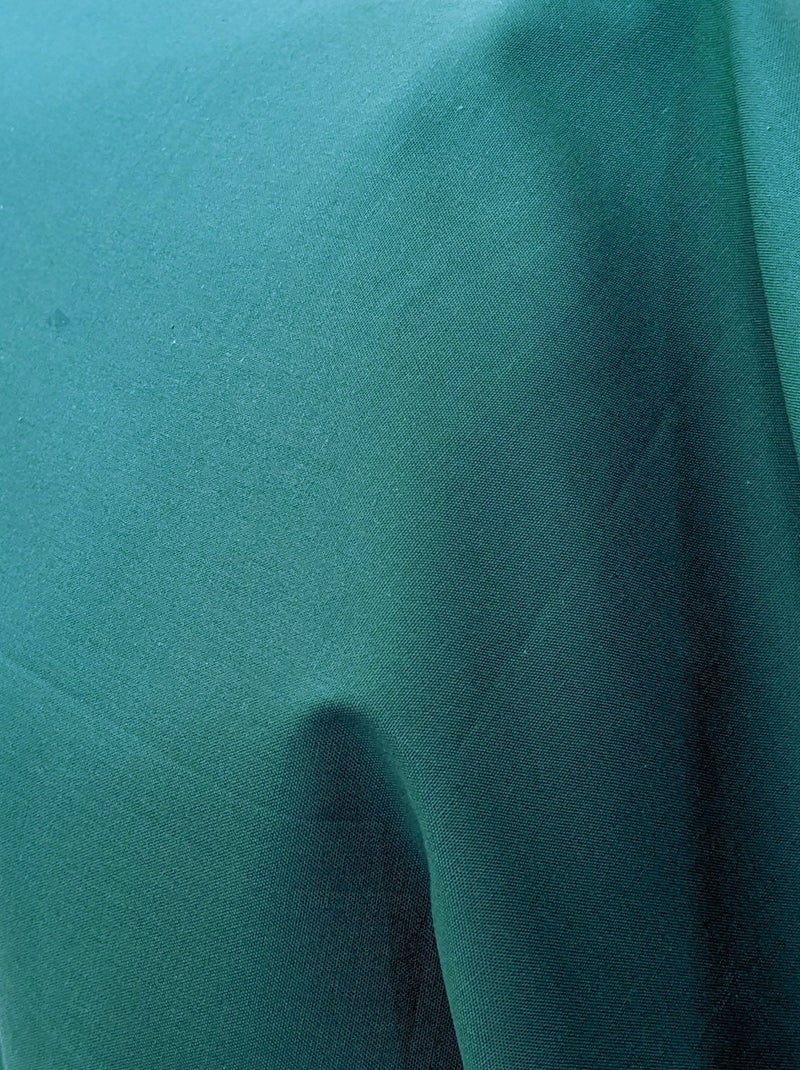 Taie de traversin percale GUSTAV Vert émeraude - Kiabi