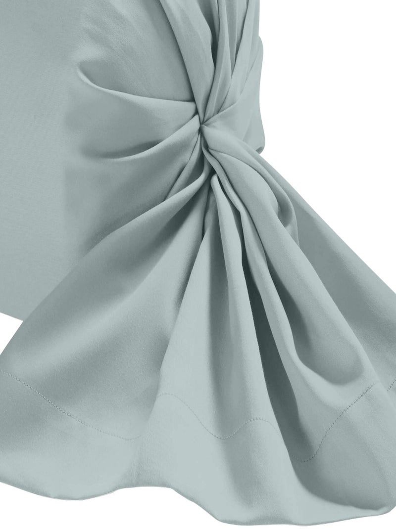 Taie de traversin percale made in France Bleu - Kiabi