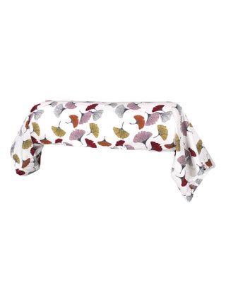 Taie de traversin percale pur coton GINKGO