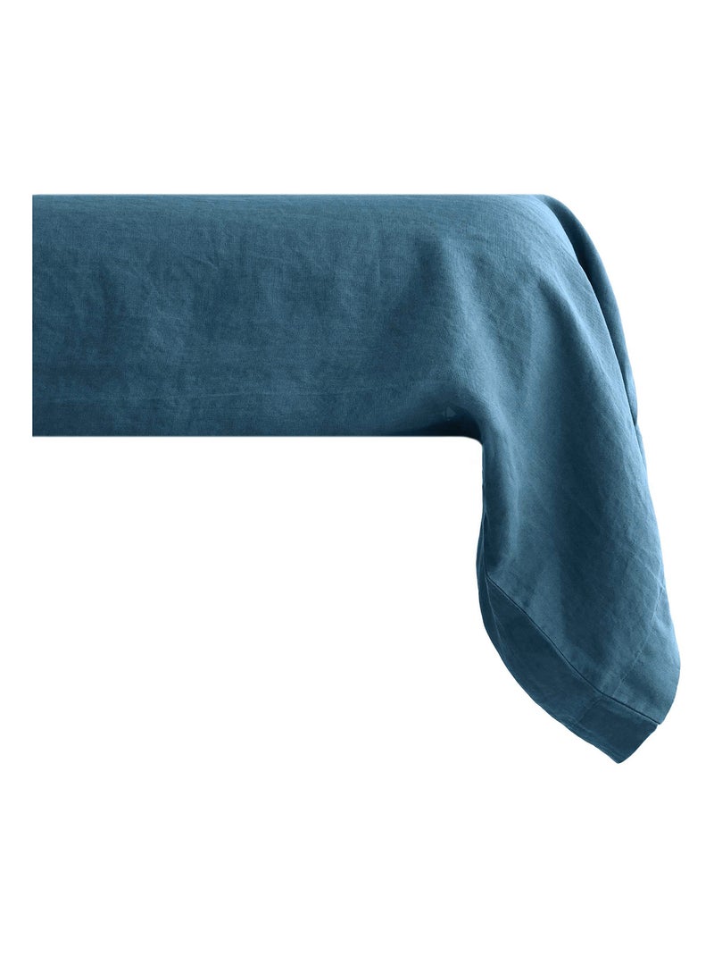 Taie de traversin pur coton PALACE Bleu marine - Kiabi