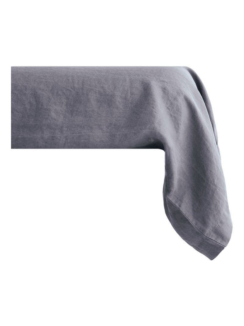 Taie de traversin pur coton PALACE gris anthracite - Kiabi