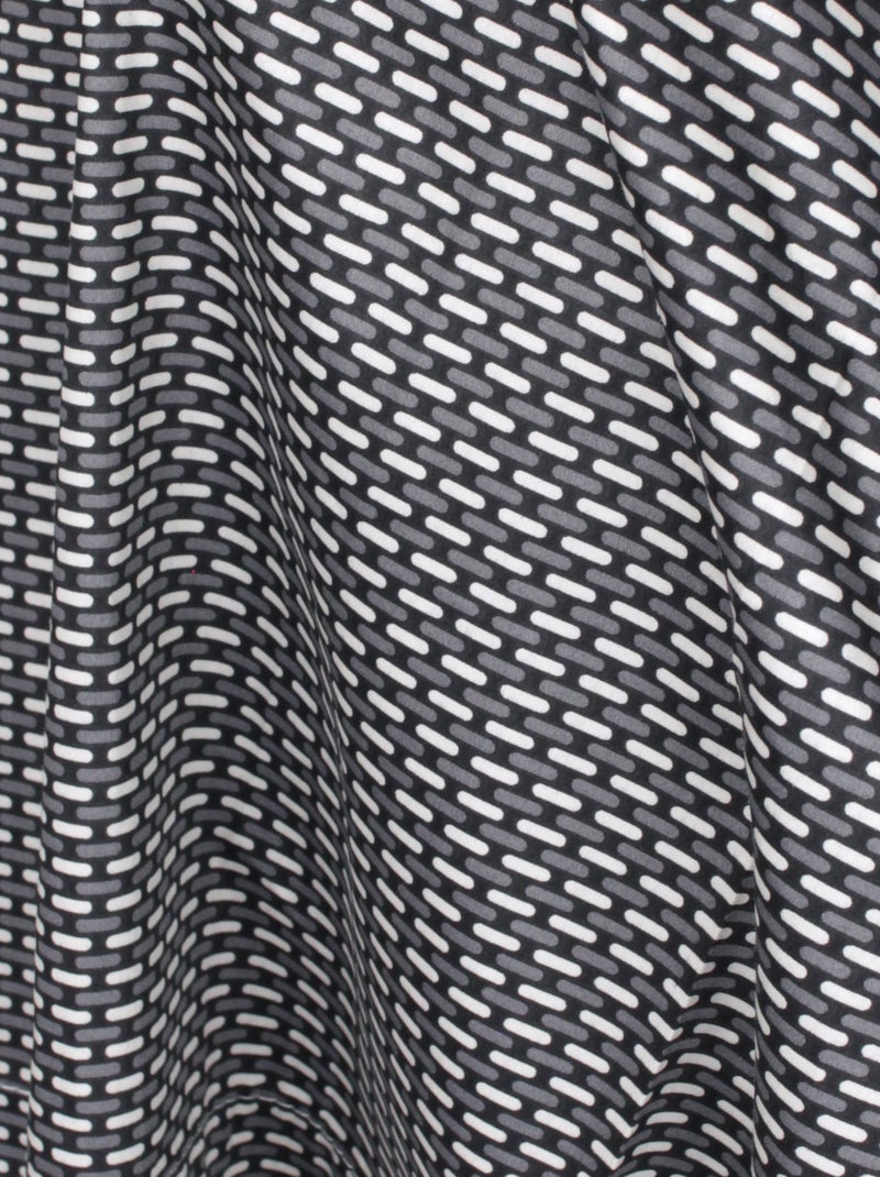 Taie de traversin satin coton ENZO Noir Noir - Kiabi