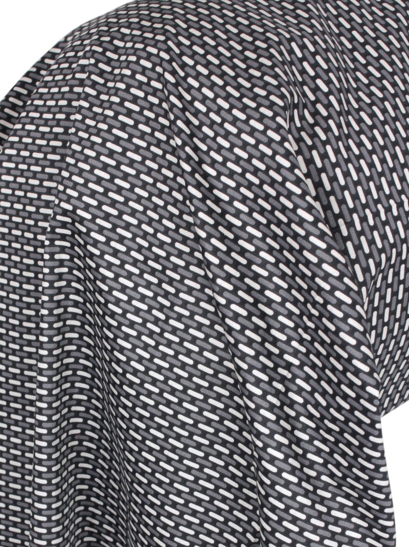 Taie de traversin satin coton ENZO Noir Noir - Kiabi