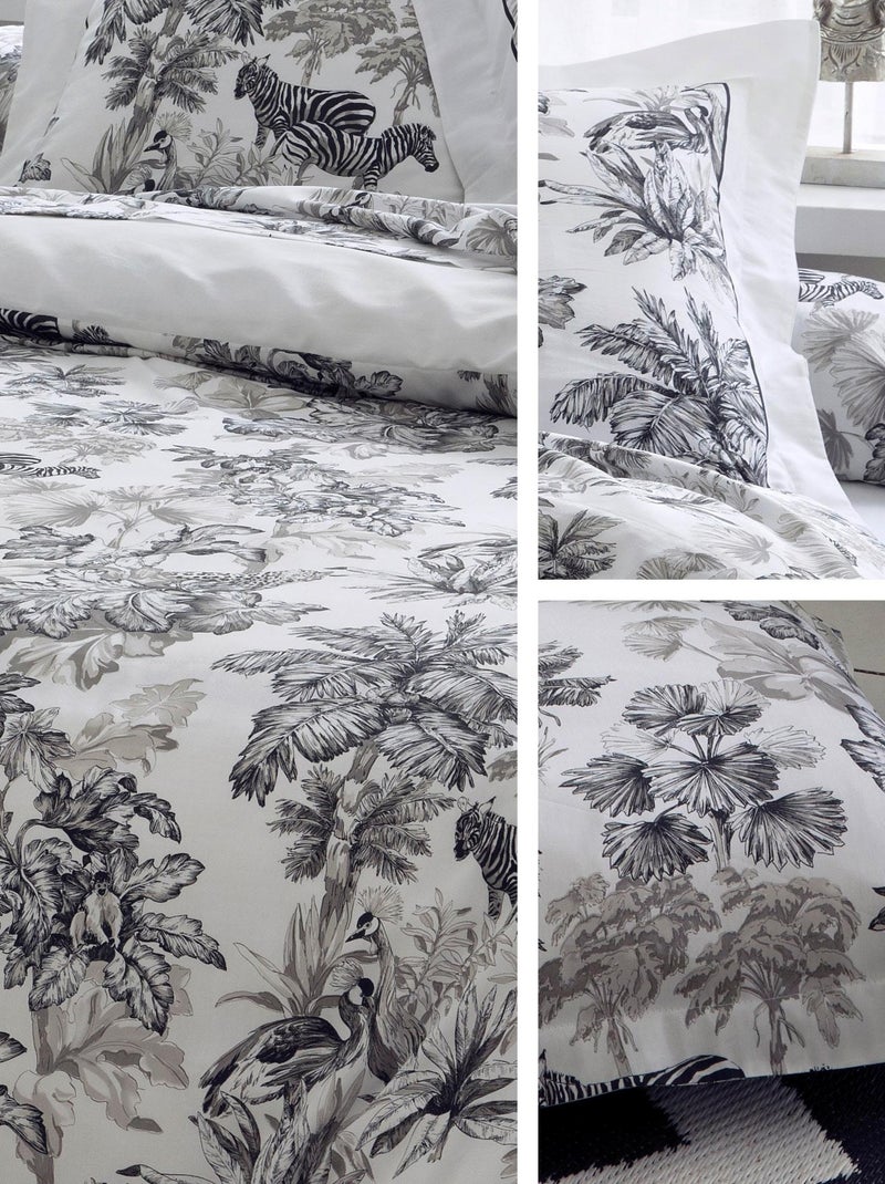 Taie de traversin satin coton SAVANE Blanc - Kiabi