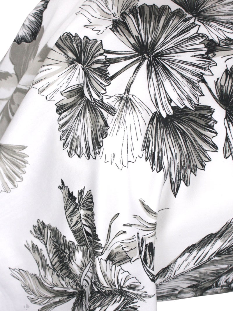 Taie de traversin satin coton SAVANE Blanc - Kiabi