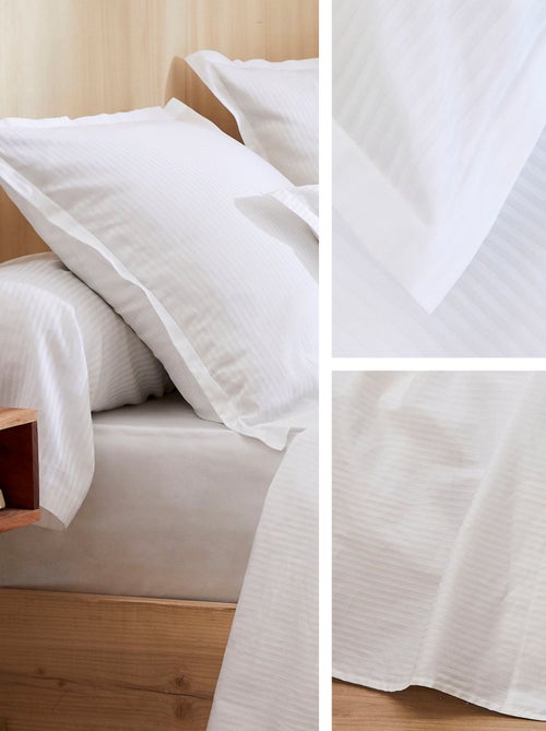 Taie de traversin satin de coton GRAND HÔTEL - Kiabi