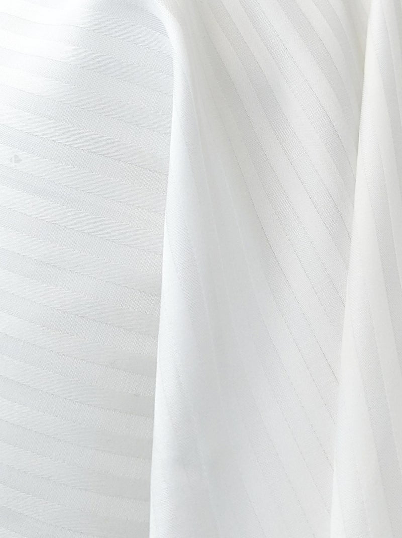 Taie de traversin satin de coton GRAND HÔTEL Blanc - Kiabi