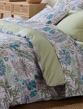 Taie de traversin satin de coton végétal