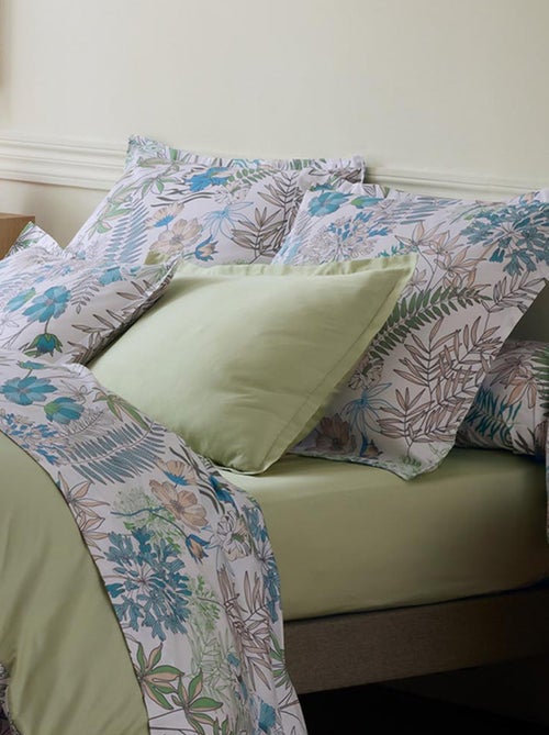 Taie de traversin satin de coton végétal - Kiabi