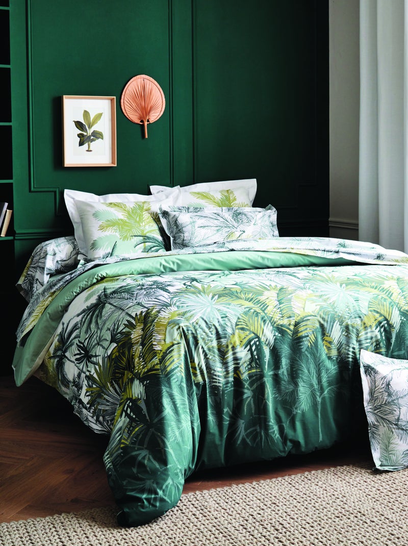 Taie de traversin style colonial Vert - Kiabi