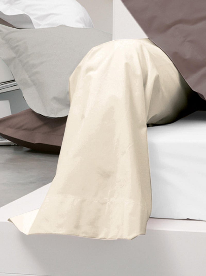 Taie de traversin uni coton ALTO Beige clair - Kiabi