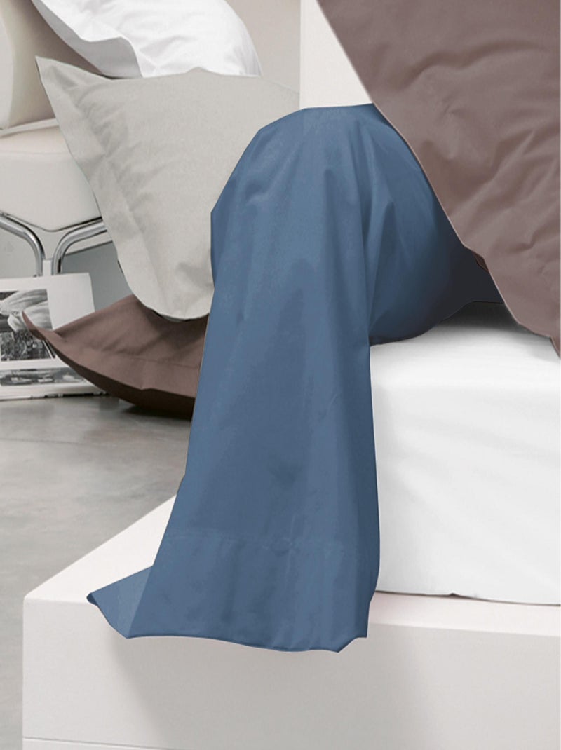 Taie de traversin uni coton ALTO Bleu marine - Kiabi