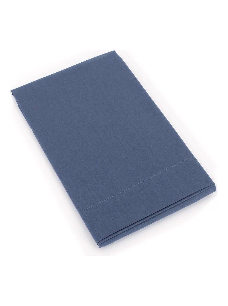 Taie de traversin uni coton ALTO Bleu marine - Kiabi