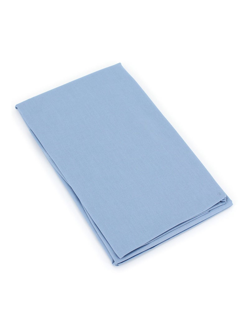 Taie de traversin uni coton ALTO Bleu polaire - Kiabi