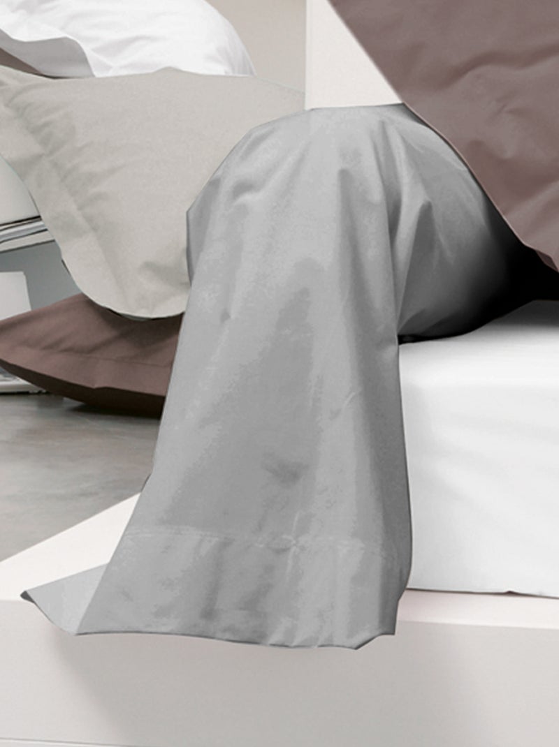 Taie de traversin uni coton ALTO Gris - Kiabi