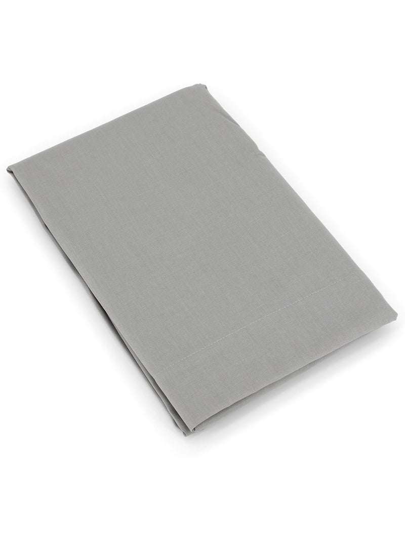 Taie de traversin uni coton ALTO Gris - Kiabi