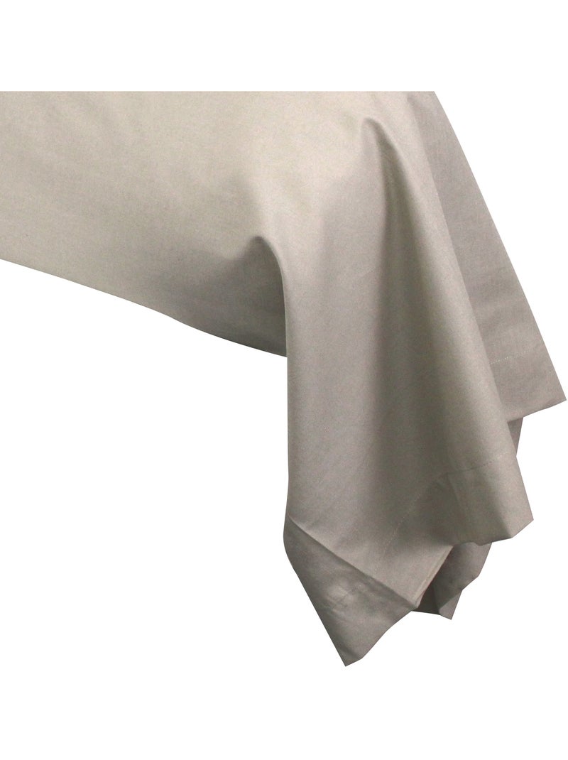 Taie de traversin uni coton ALTO Marron clair - Kiabi