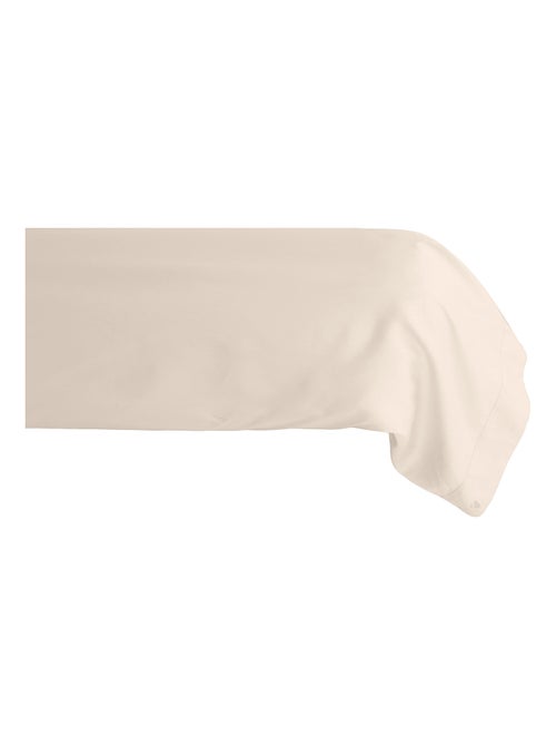 Taie de traversin uni percale de coton MANOIR - Kiabi