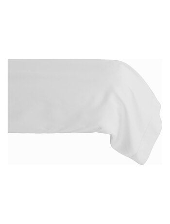 Taie de traversin uni percale de coton MANOIR