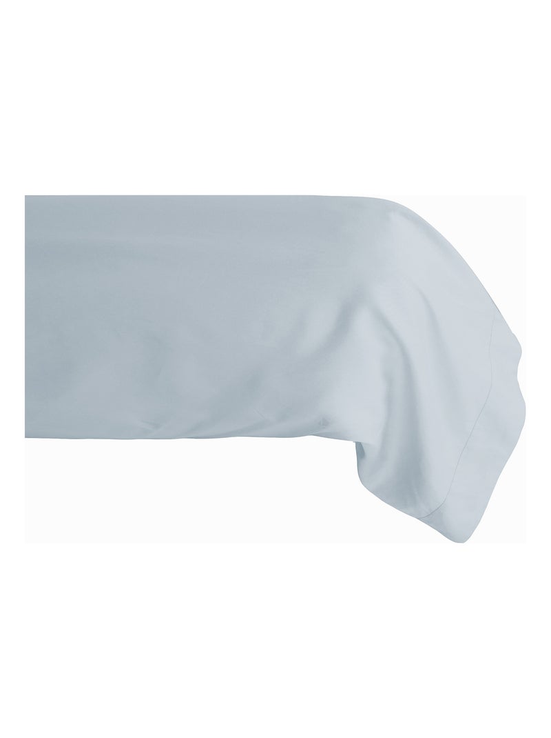 Taie de traversin uni percale de coton MANOIR Bleu outremer - Kiabi