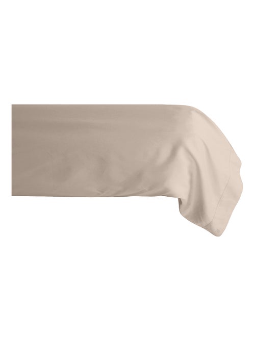 Taie de traversin uni percale de coton MANOIR - Kiabi