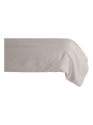 Taie de traversin uni percale de coton MANOIR