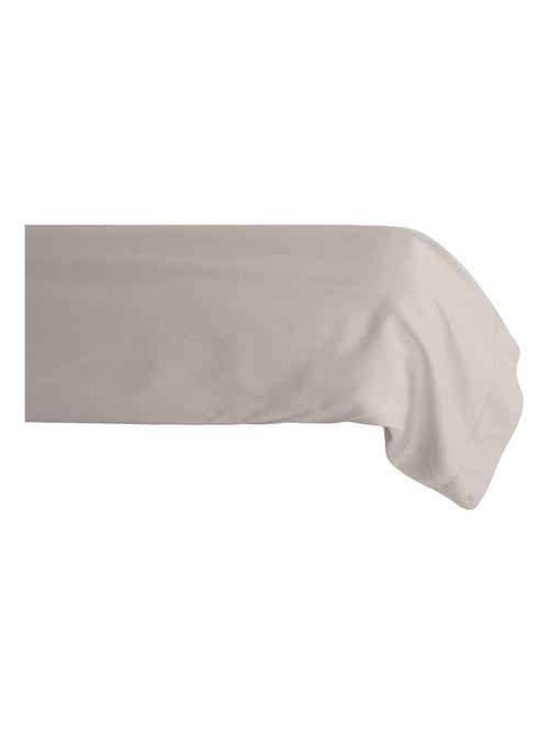 Taie de traversin uni percale de coton MANOIR - Kiabi