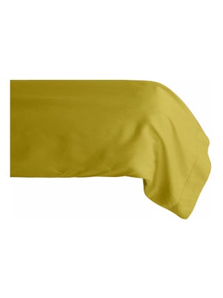 Taie de traversin uni percale de coton MANOIR