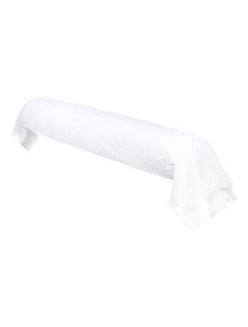 Taie de traversin uni pur percale PRIMO