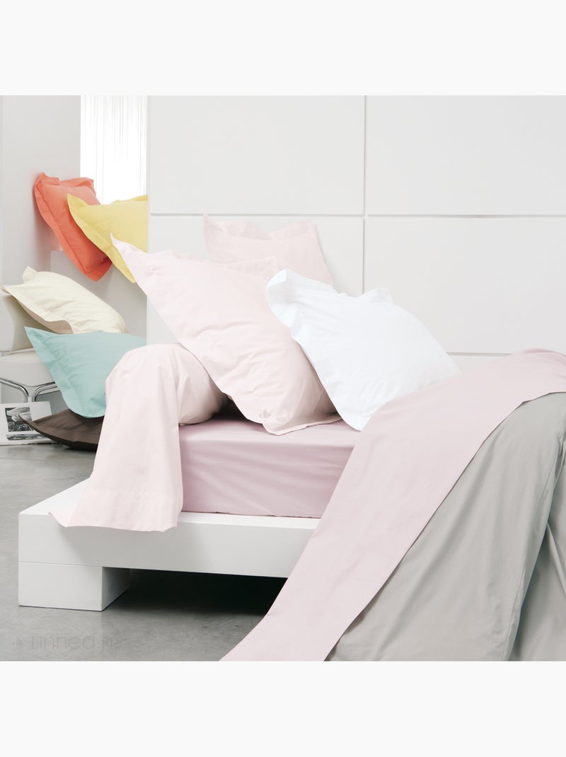 Taie de traversin uni pur percale PRIMO Blanc - Kiabi