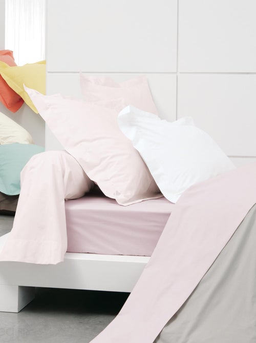 Taie de traversin uni pur percale PRIMO - Kiabi