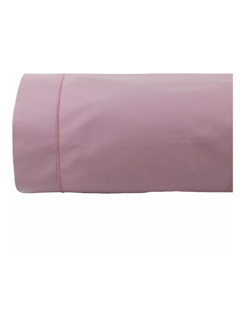 Taie de travsersin en coton percale 200 fils DESIREE Violet - Kiabi