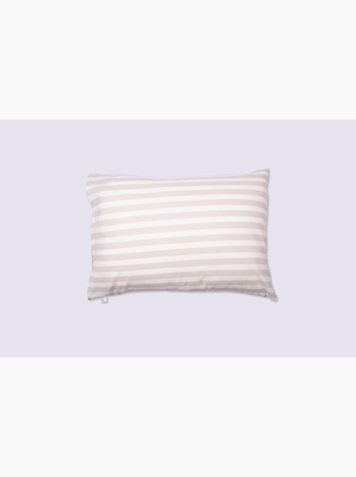 Taie d’oreiller - 100 % coton 57 fils - Imprimé floral réversible NORA - Kiabi