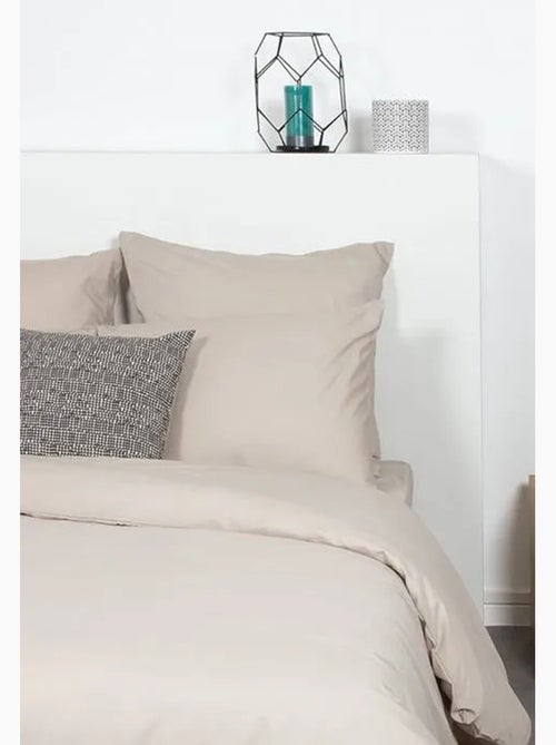 Taie d'oreiller - cote deco - unie polycoton - 50x70 cm - couleur lin - lavable à 60° - Kiabi Taie d'oreiller - cote deco - unie polycoton - 50x70 cm - couleur lin - lavable à 60° - Kiabi