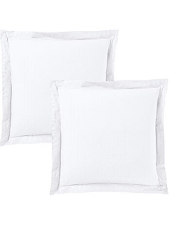 Taie d'oreiller - Coton Pur - 100 % Coton 57 Fils/cm²