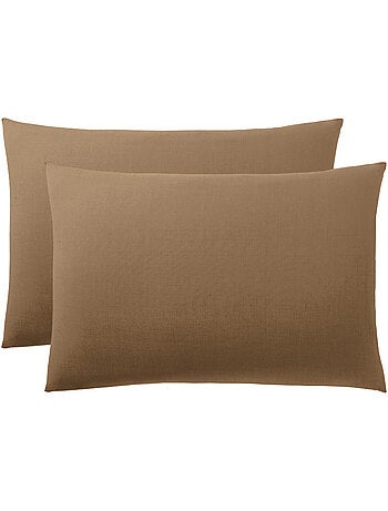 Taie d'oreiller - coton pur - 100 % coton 57 fils/cm²