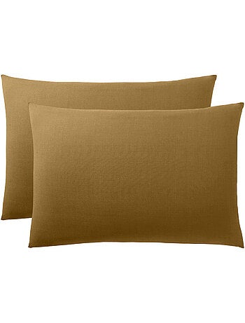 Taie d'oreiller - Coton Pur - 100 % Coton 57 Fils/cm²