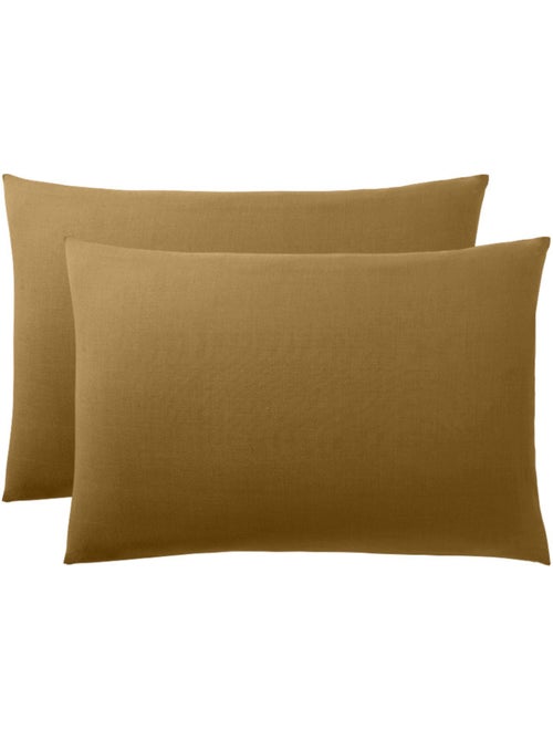 Taie d'oreiller - Coton Pur - 100 % Coton 57 Fils/cm² - Kiabi Taie d'oreiller - Coton Pur - 100 % Coton 57 Fils/cm² - Kiabi